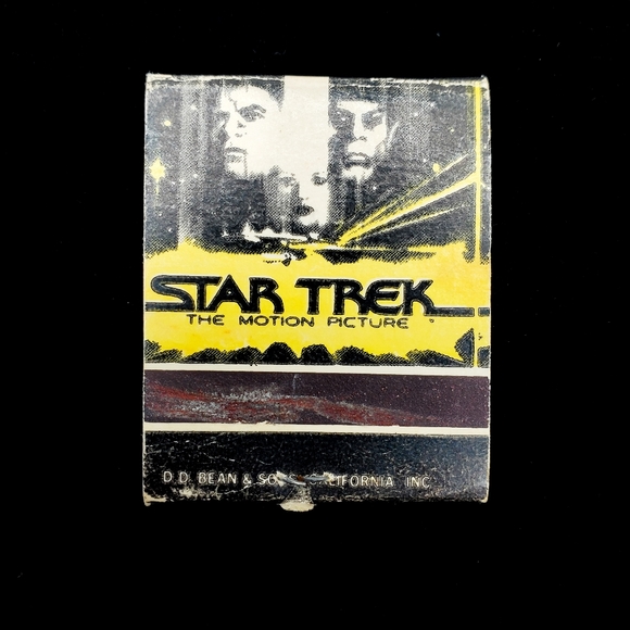 Vintage 70s Star Trek The Motion Picture Movie Promo Matchbook Spock Ears Offer - Picture 8 of 9